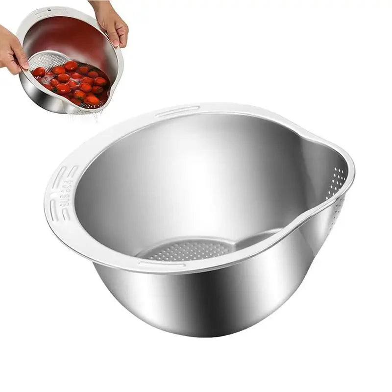 Colador para lavar frutas y verduras.