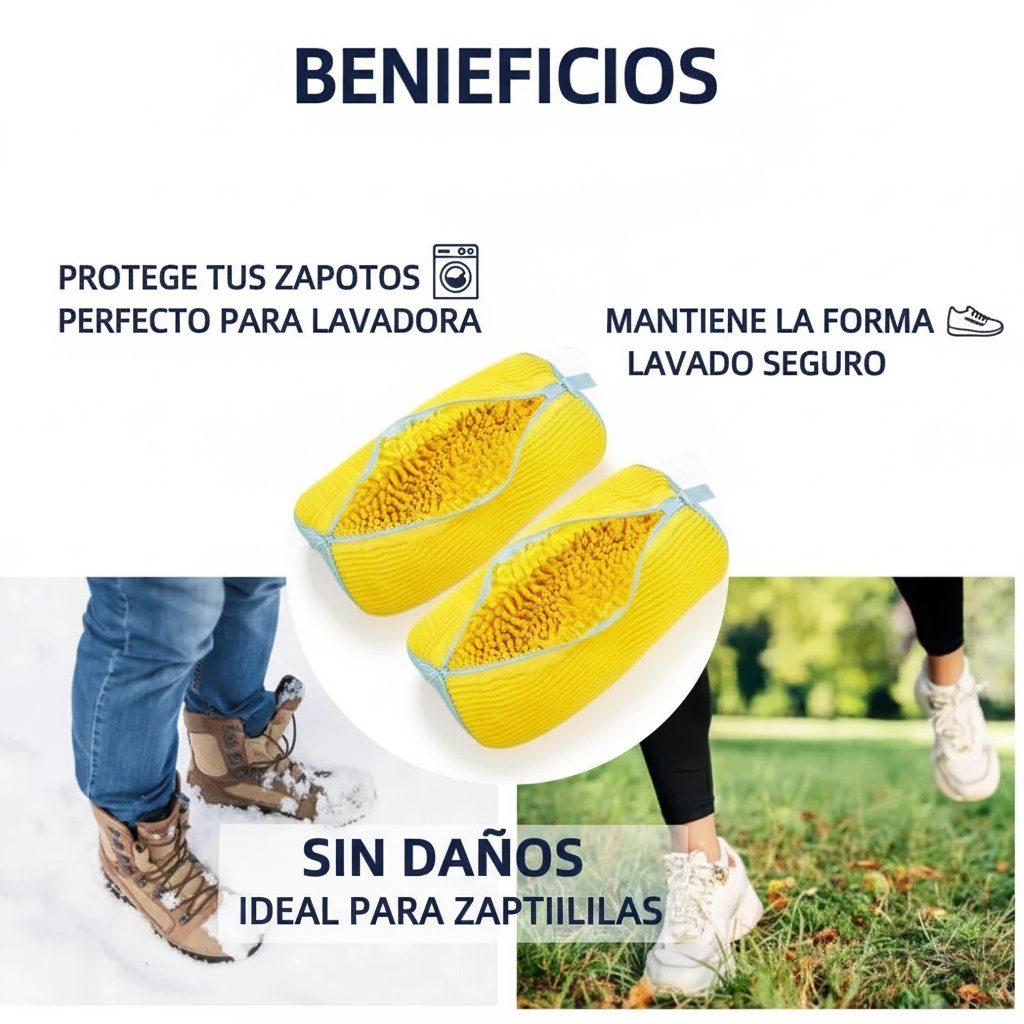 Bolsa de Fibra para Lavadora – Protege tus Zapatos