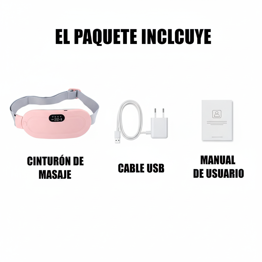 Cinturón de Masaje para Dolores Menstruales